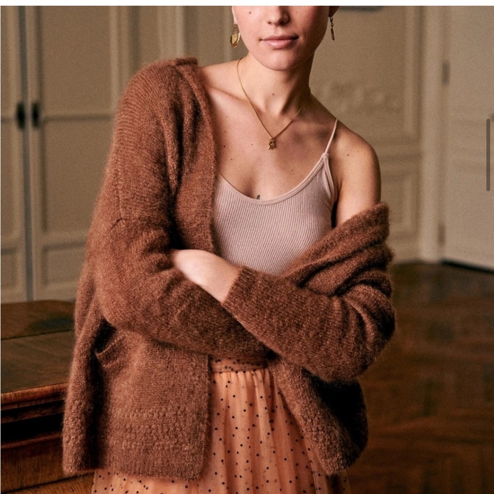 Sezane Amandine Jumper Camel - Size M